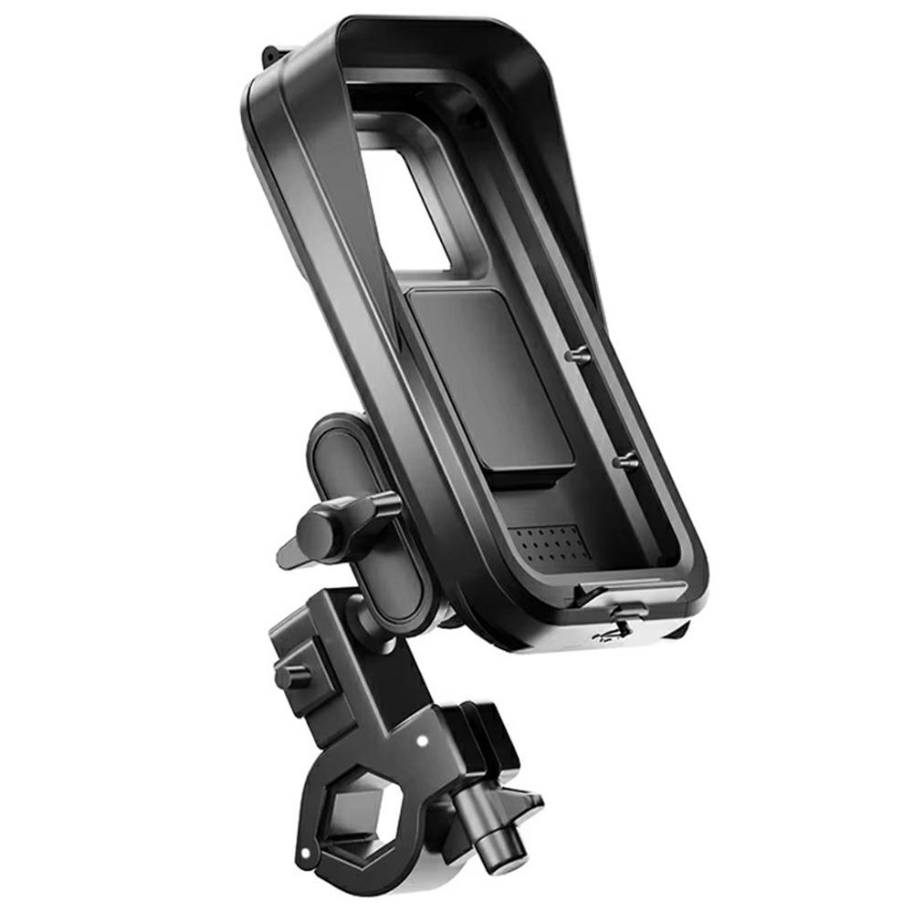 DS-MT4 Delivery Riders Motorcycle Phone Mount Waterproof Anti Fog Rotatable Bike Navigation Holder