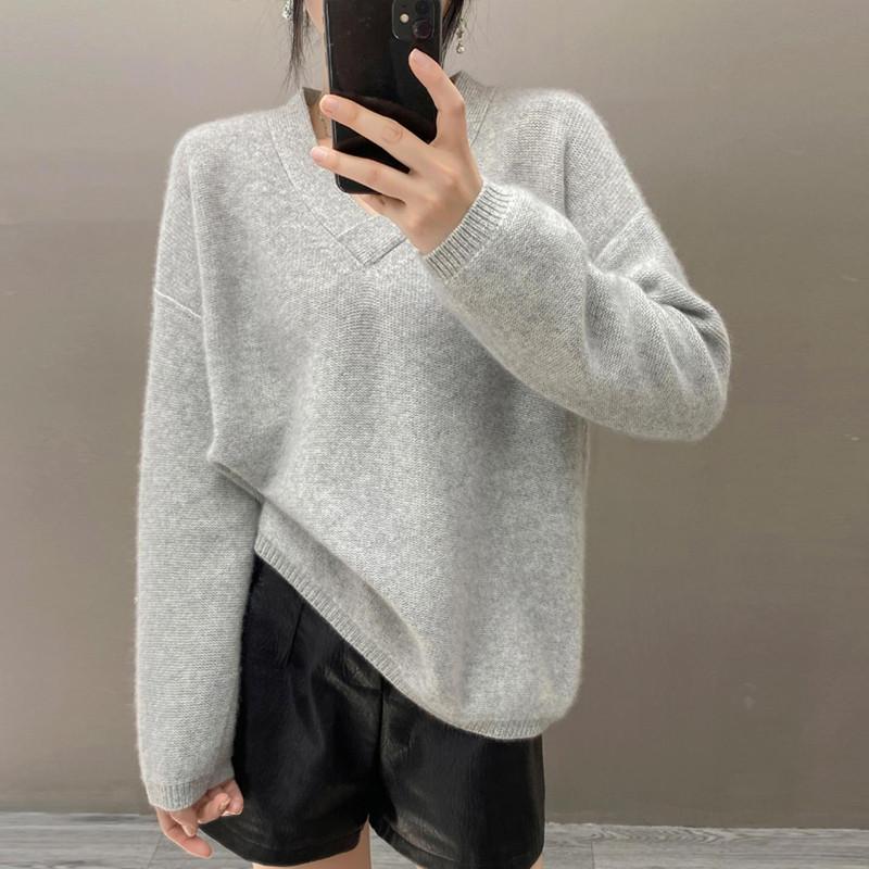Qinghe 100% Pure Cashmere Women's Sweater - Ultra Soft Luxury Winter Pullover