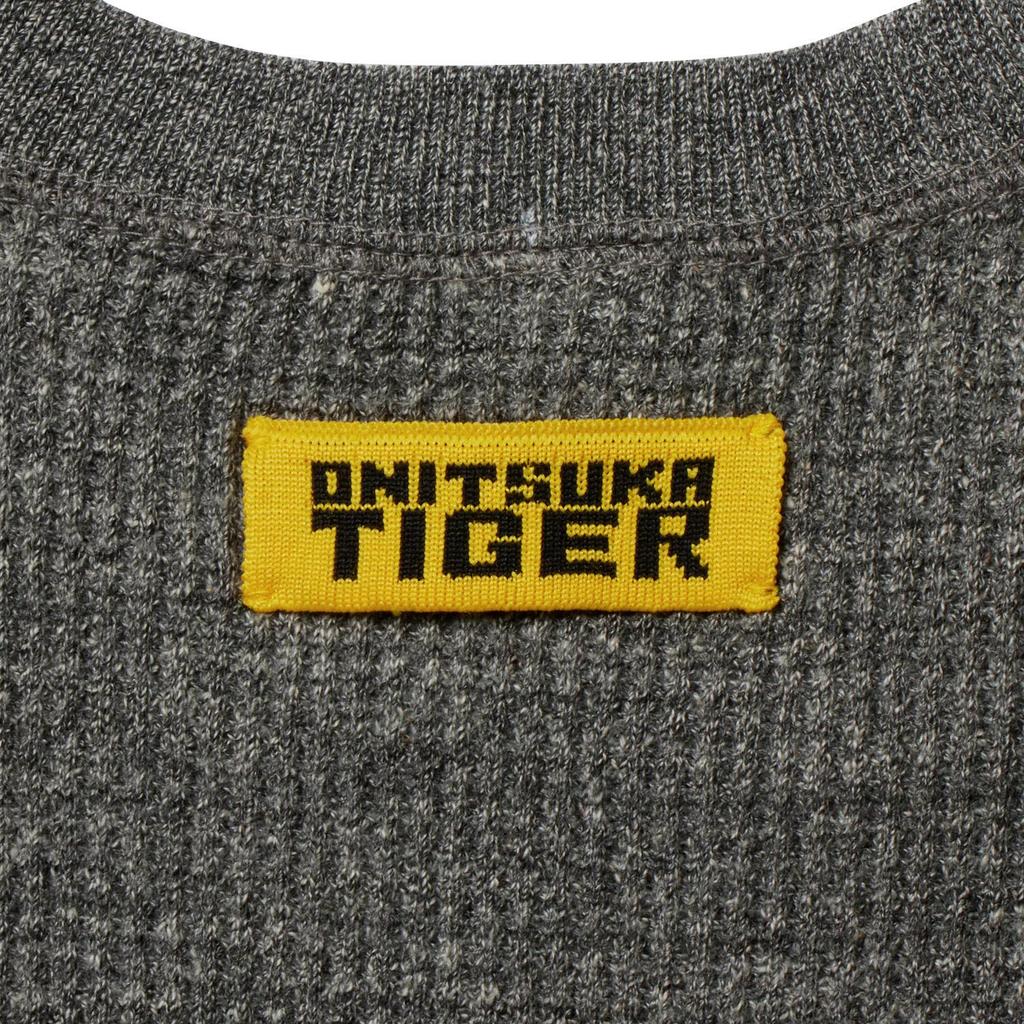 ONITSUKA TIGER Solid Color Casual Simple Fashion Sleeveless Vest Men Tops Dark-Gray 2181A898-020