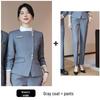 Unisex Professional Three-Piece Suit: Autumn/Winter Shirt, Pants, Skirt Set