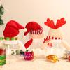 Cute Christmas Candy Biscuits Bottle Plastic Xmas Snowman Bottles Santa for Christmas Decora Candy Box Child Kid Gifts Navidad