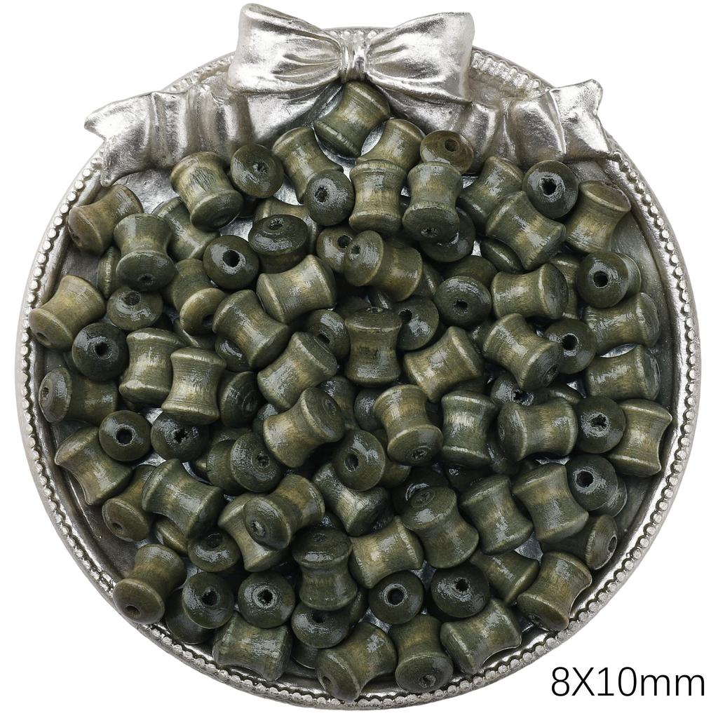 Wood Round Loose Beads For DIY Jewelry Making Bracelet Necklace
