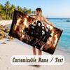 Custom Name Large Beach Towel,Tokio Hotel Quick Absorbent Towel For Outdoor Travel Poolside