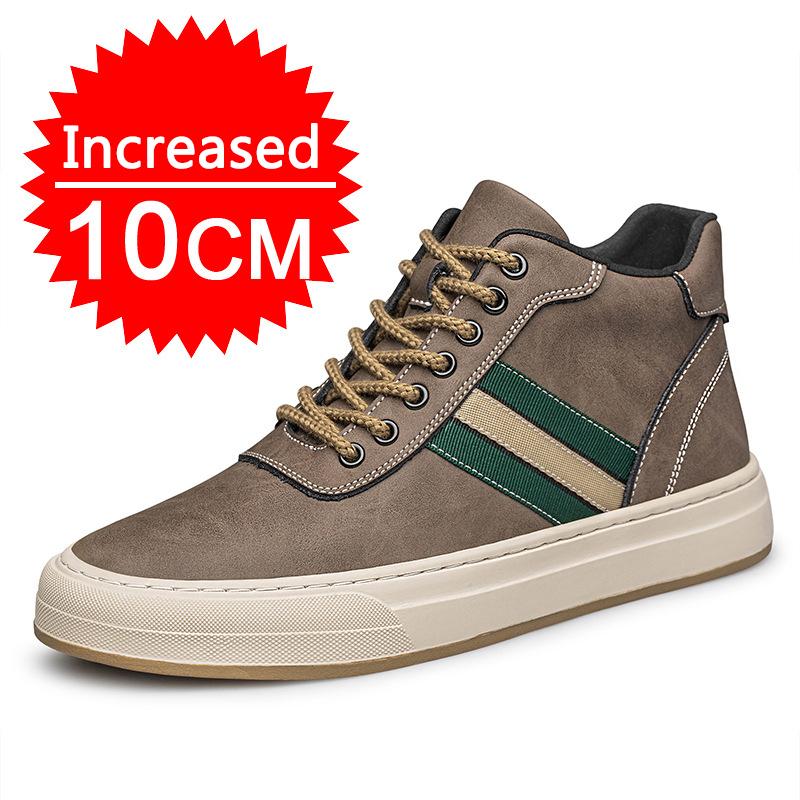 Pánské boty na zvětšení výšky o 6 cm, tenisky, pánská sportovní obuv, volnočasové boty, boty na skrytém podpatku, velikost 38-44