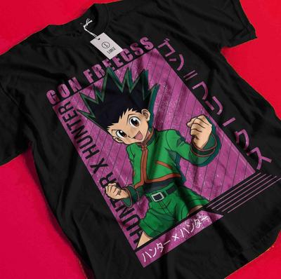 Gon Shirt Hunter X Hunter HXH Hisoka Tshirt Killua Tee T-shirt Meruem Kurapika BB1475