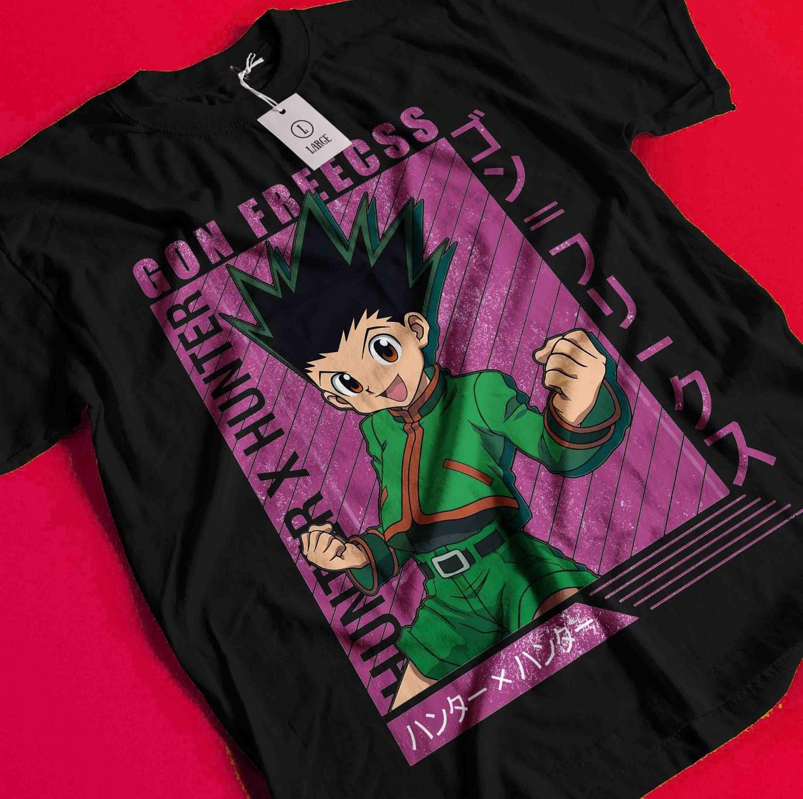Gon Shirt Hunter X Hunter HXH Hisoka Tshirt Killua Tee T-Shirt Meruem Kurapika AA181 L