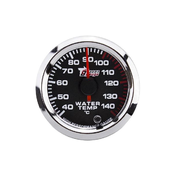 2 Inch Auto Car Water Temp Gauge Stepper Motor 7 Colors BackLight  40-140 Celsius Joint Pipe Temperature Meter With Sensor