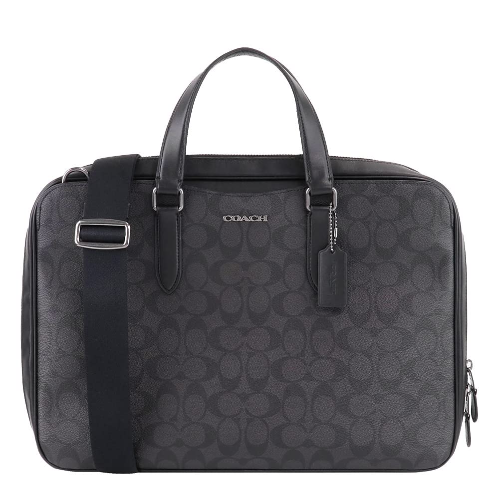 

Shoulder bag briefcase C8172 QBN3A 2way A4 compatible signature [Coach] men s [item]