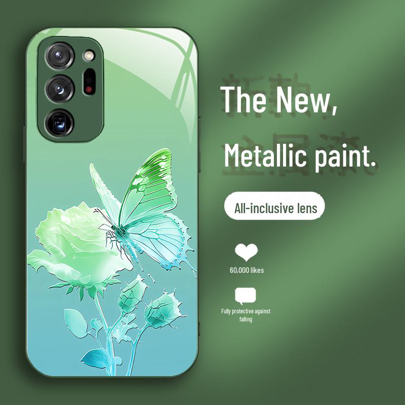 

Samsung M02 Butterfly Flower A10 Rose A04 Liquid Note8 Pro Gradient A13 Защитный чехол Note 10