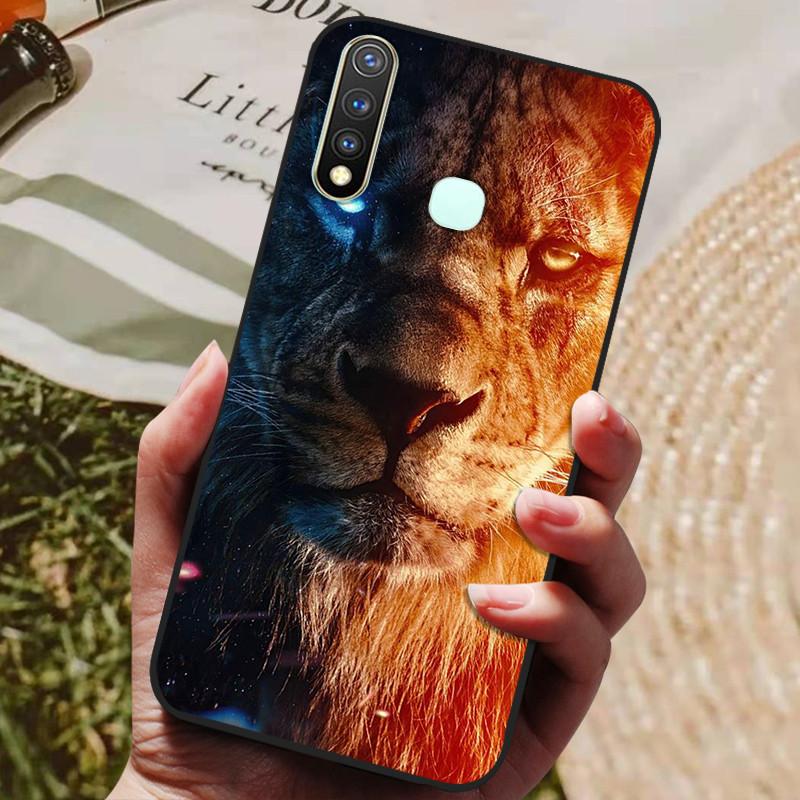 For Vivo Y19 Case Silicone Cover For Vivo 1915 Y19 Y 19 Case 6.53'' Soft TPU Silicon Phone Back Protective Bumper Shells Coque