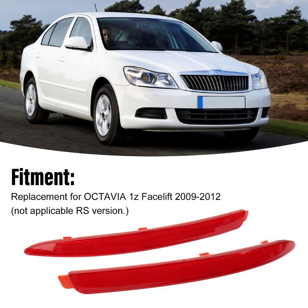 2 Stück Links 1Z0945105A, Rechts 1Z0945106A Stoßfänger hinten Reflektor Für OCTAVIA 1z Facelift 2009-2012