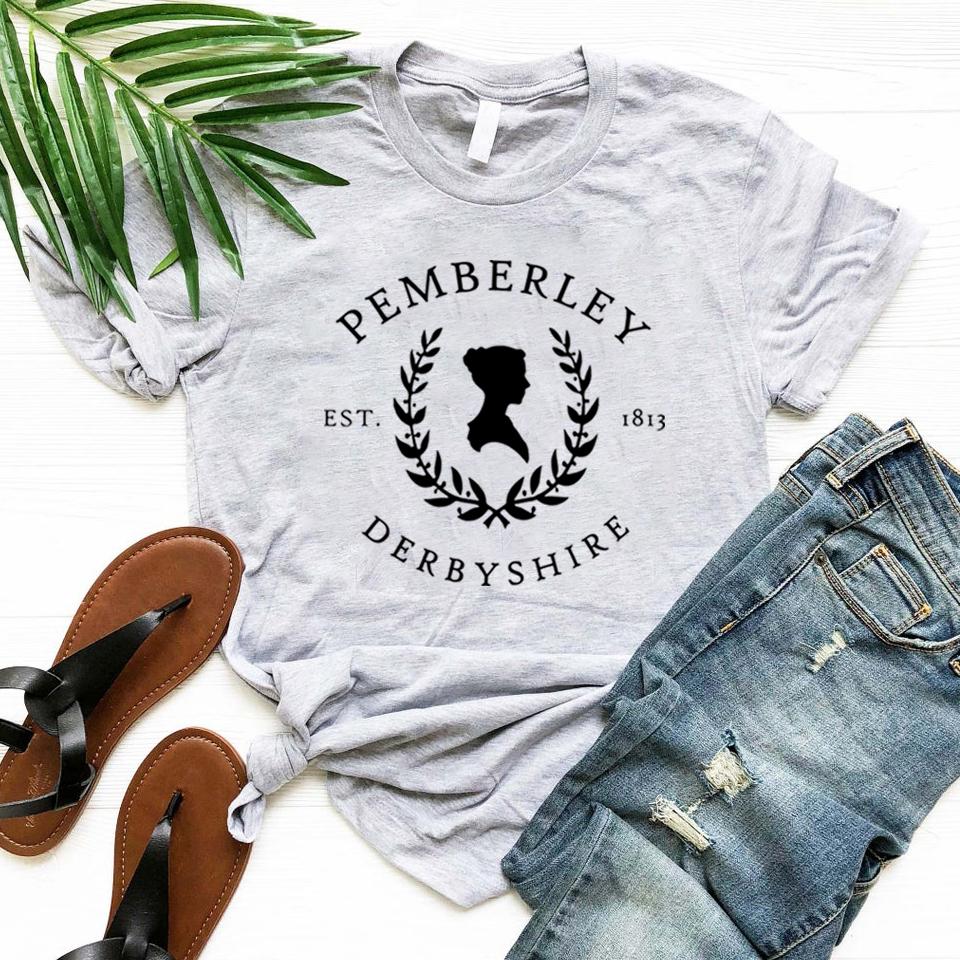 Pride and Prejudice T Shirt Jane Austen Quote Tshirt What Excellent Boiled Potatoes Shirt Funny Women T-shirts Book Lovers Gift