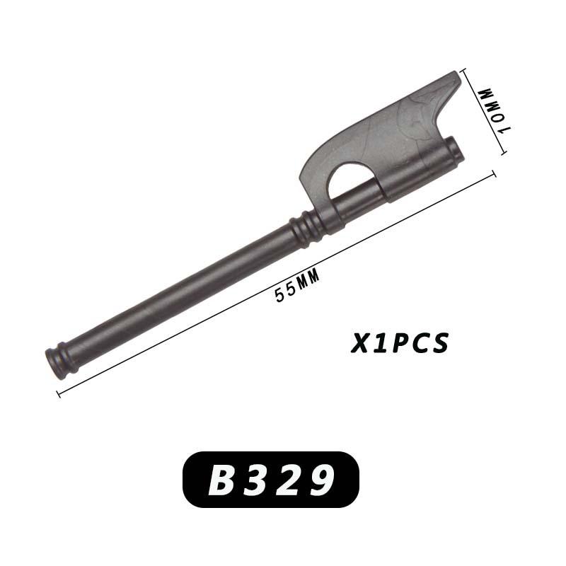 100Pcs Medieval Soldier Miniature Building Block Weapon Accessories Spear Bow Arrow Sword Puzzle Assembly