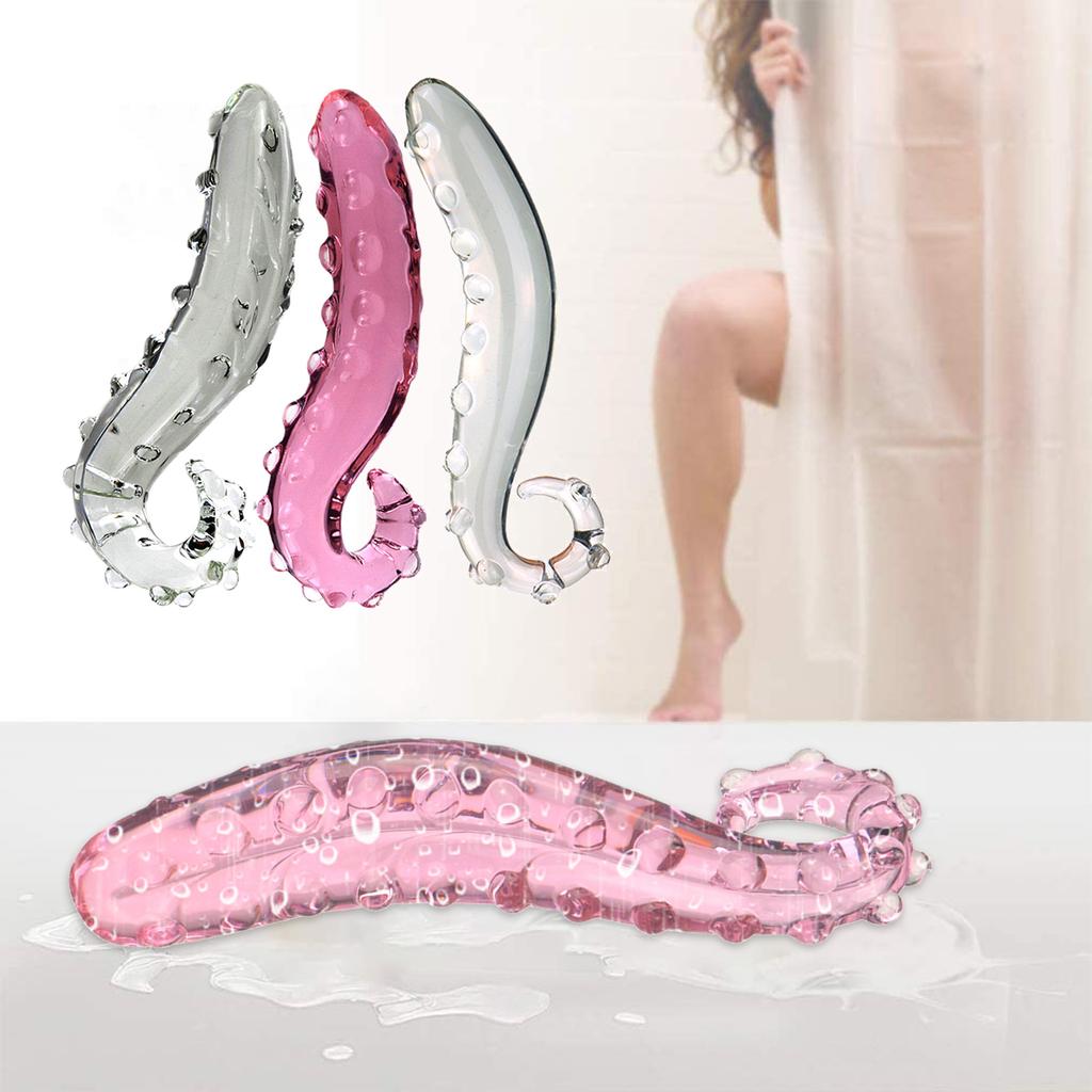 Glass AnalsBeads Butt Plug Adult Toy Prostate Massager Glass Crystal Dildo Female Masturbations Couple Filrting Sex Tool