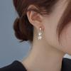 925 Sterling copper Exquisite Flower Zircon Earrings Are Fashionable And Elegant Suitable For Women To Wear Zircon