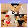 Soft And Furry Captain Teddy Bear Pilot Aviation Model Doll