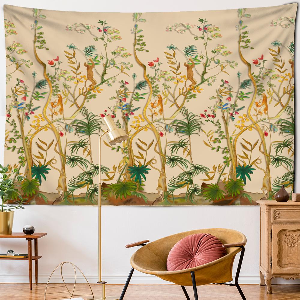 Flower Tapestry Wall Hanging Mandala Bohemian Hippie Witchcraft Art TAPIZ Dormitory Living Room Decor