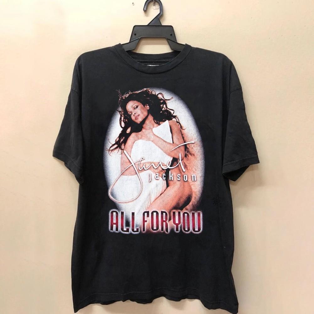 2001 Janet Jackson All For You T-Shirt Cotton Men S-235XL Shirt 1CM1237 Unisex T-Shirt XXXXL