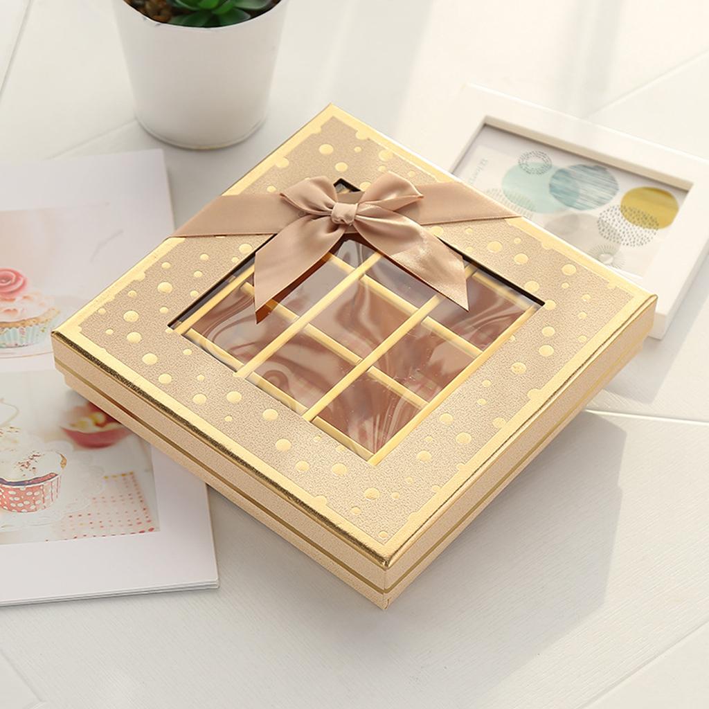 9/25 Grids Chocolate Display Box Trendy Candy Box for Wedding Holiday Valentines Day Christmas  Party Supplies