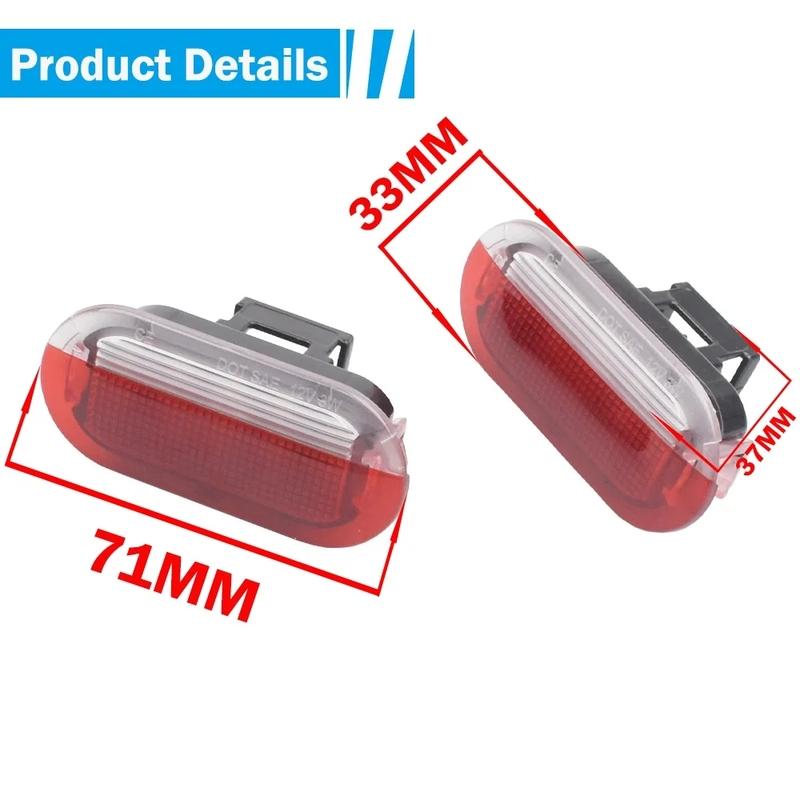 2PCS Led Door Warning Light Interior Courtesy Welcome Lamp For VW Golf MK3 MK4 Jetta Beetle Touran Polo Vento For Skoda Seat
