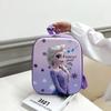 Elsa 3d Cartoon Hard Shell Double Shoulder Backpack Unicorn Schoolbag Waterproof