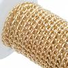 5M Metal Aluminum O-Shaped Chains Twist Chain for DIY Necklace Bracelet Jewelry Making Clothing Bag Component Accessory Supplies