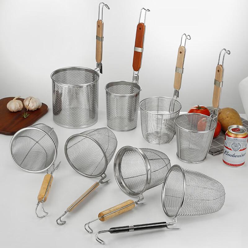 Stainless Steel Slanted Mesh Strainer