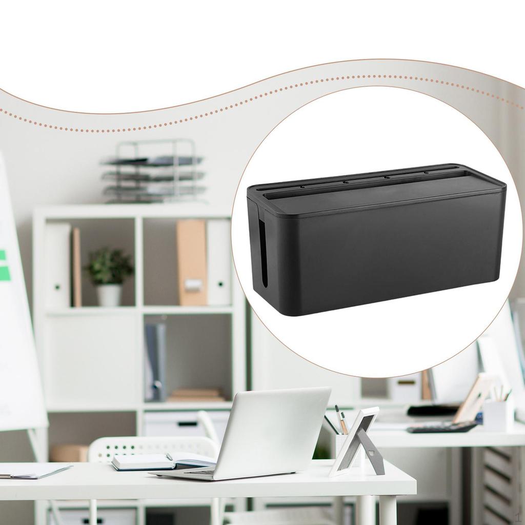 Cable Management Box Cord Cover Decoration Multifunction Creative Holder Case Organizer for