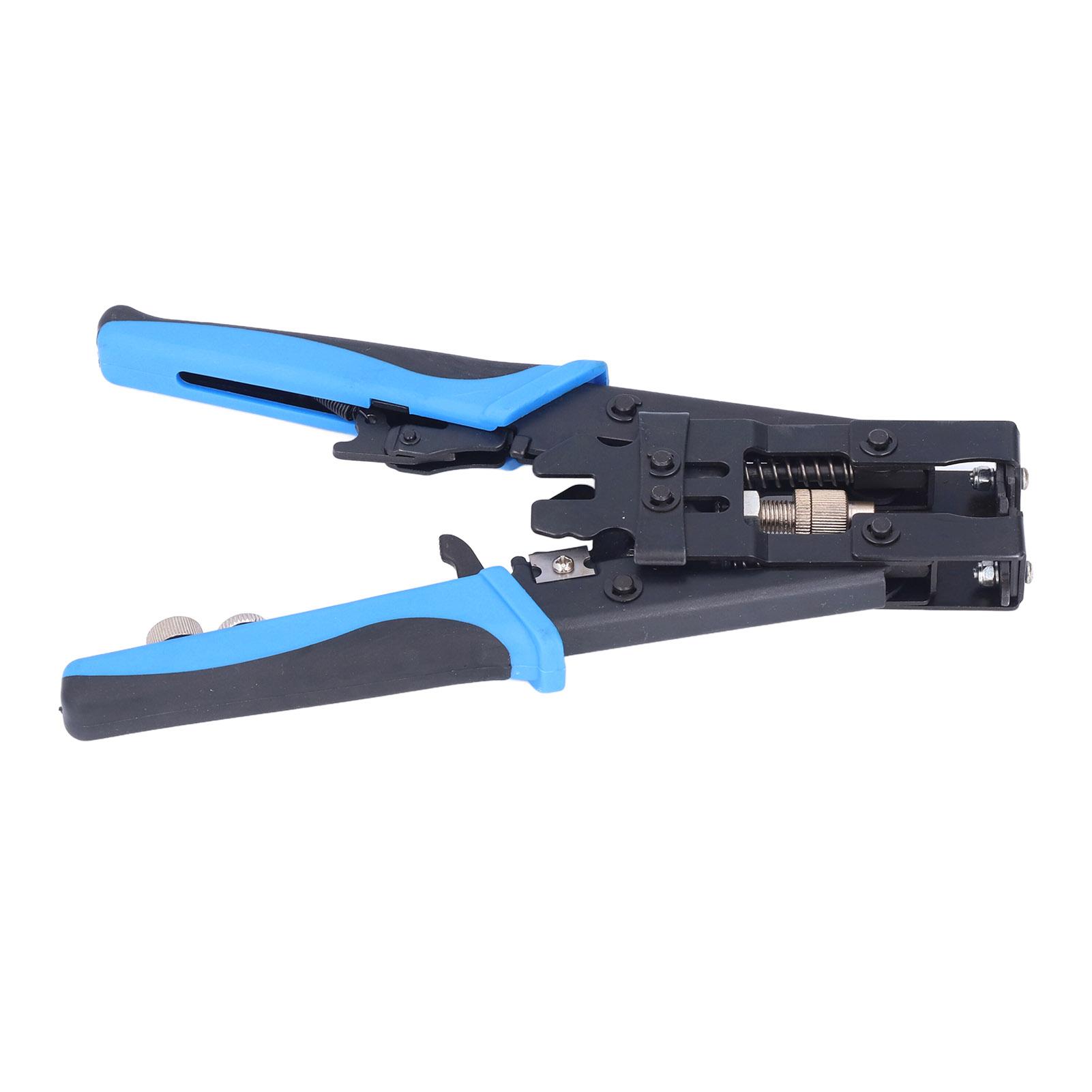 

Кримпер для коаксиального кабеля Сплавная сталь Пластик Многофункциональный Компрессионный разъем для F BNC RCA