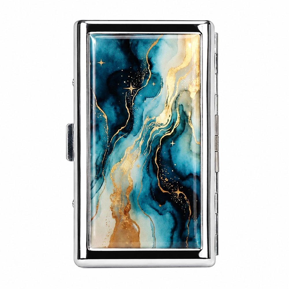 Vintage-Style Vintage Card Case Versatile Design Metal Material Cash Case Multi-function Easy Snap Card Holder ID Card Holder