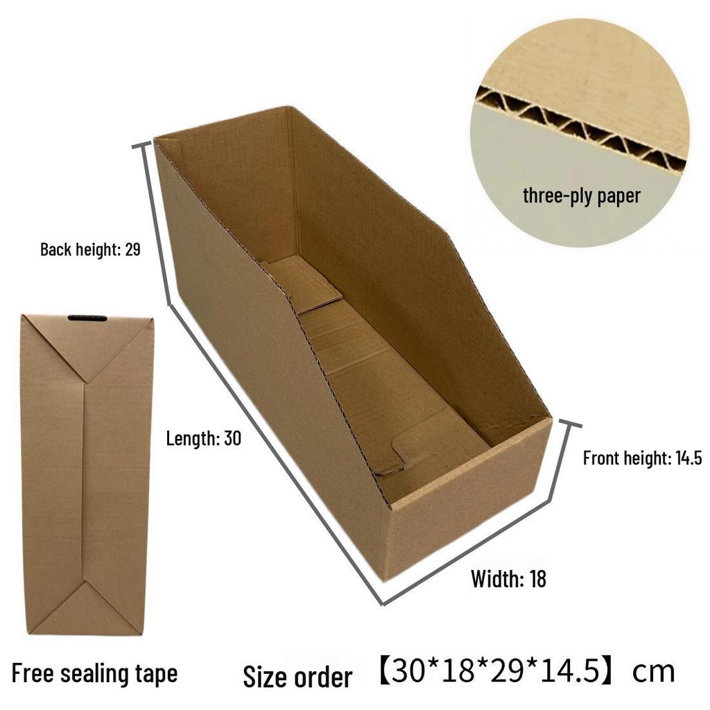 Five-Layer Super Hard Storage Organizer with Slanted Compartments for Warehouse or Supermarket