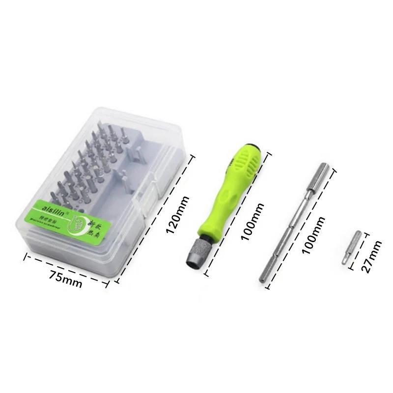Tool Repair 32 In 1 Screwdriver Set Precision Mini Magnetic Screwdriver Bits Kit Phone Mobile IPad Camera Maintenance