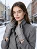 Fashion Women's Gloves Color Sheepskin Winter Warm Thin Touch Screen Gloves High Quality
