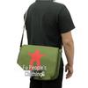 Bolsa Transversal de Lona Militar Vintage Cavalo de Ferro