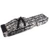 Doorslay 3 Layers Fishing Bag Portable Folding Fishing Rod Reel Bag Fishing Tackle Carry Bag Case Travel Storage Bag