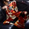 Abstract Geometric Composition Blanket Soft Throw Blanket For Home Bedroom Bed Sofa Travel Office Solid Christmas Blanket