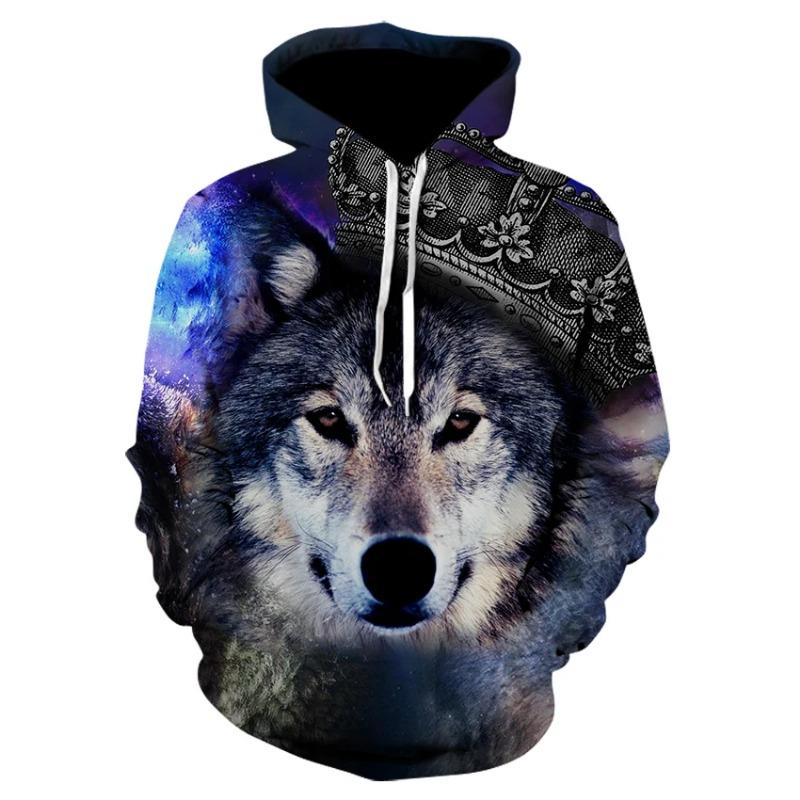 Herbst/Winter 2019 Herren- und Damenmode 3D-Hoodie süßer Panda Galaxie Weltraum bedruckte Mütze Sweatshirt Pullover