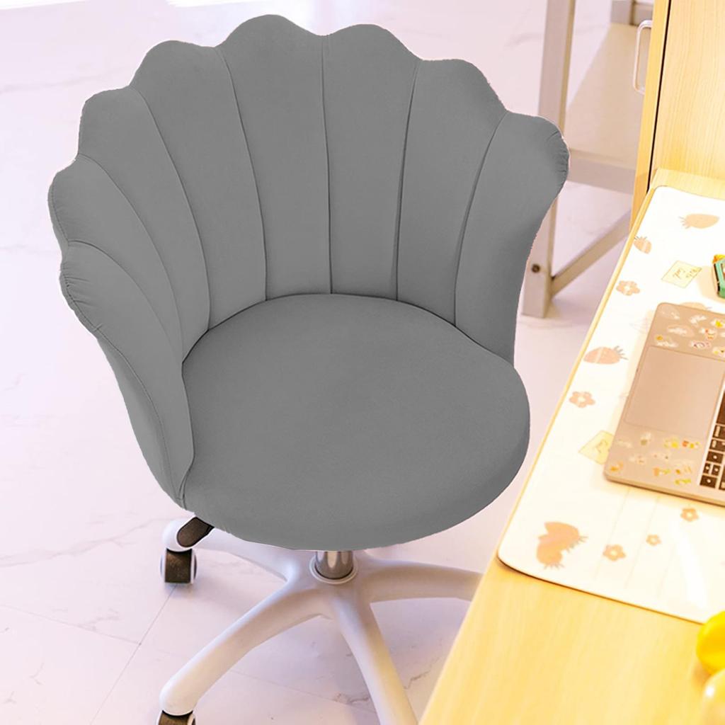 Office Chair/armchair for Office, Studio, Cosmetic FLOWERS Gray