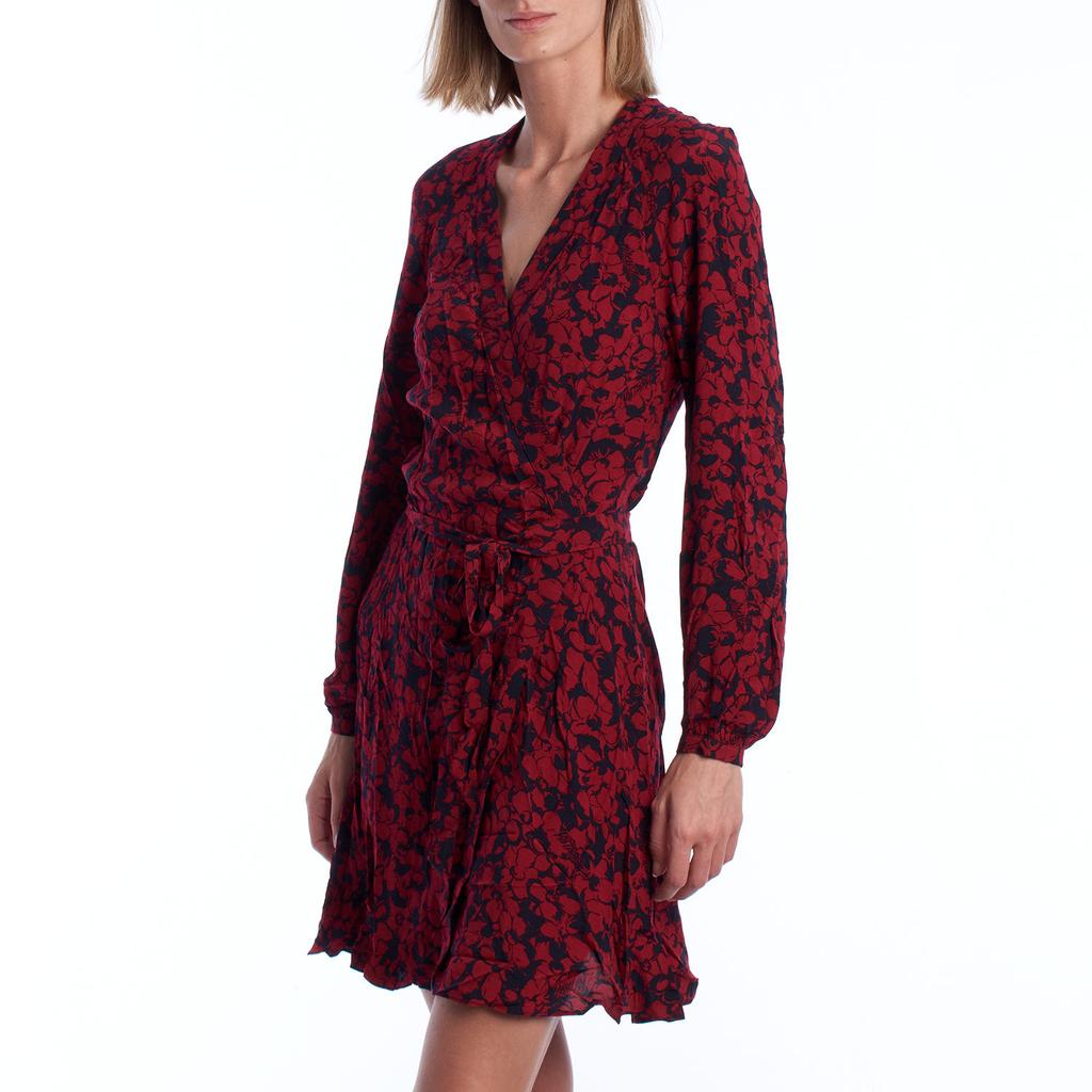 WKCP0424F Crossover Short Dress for Women