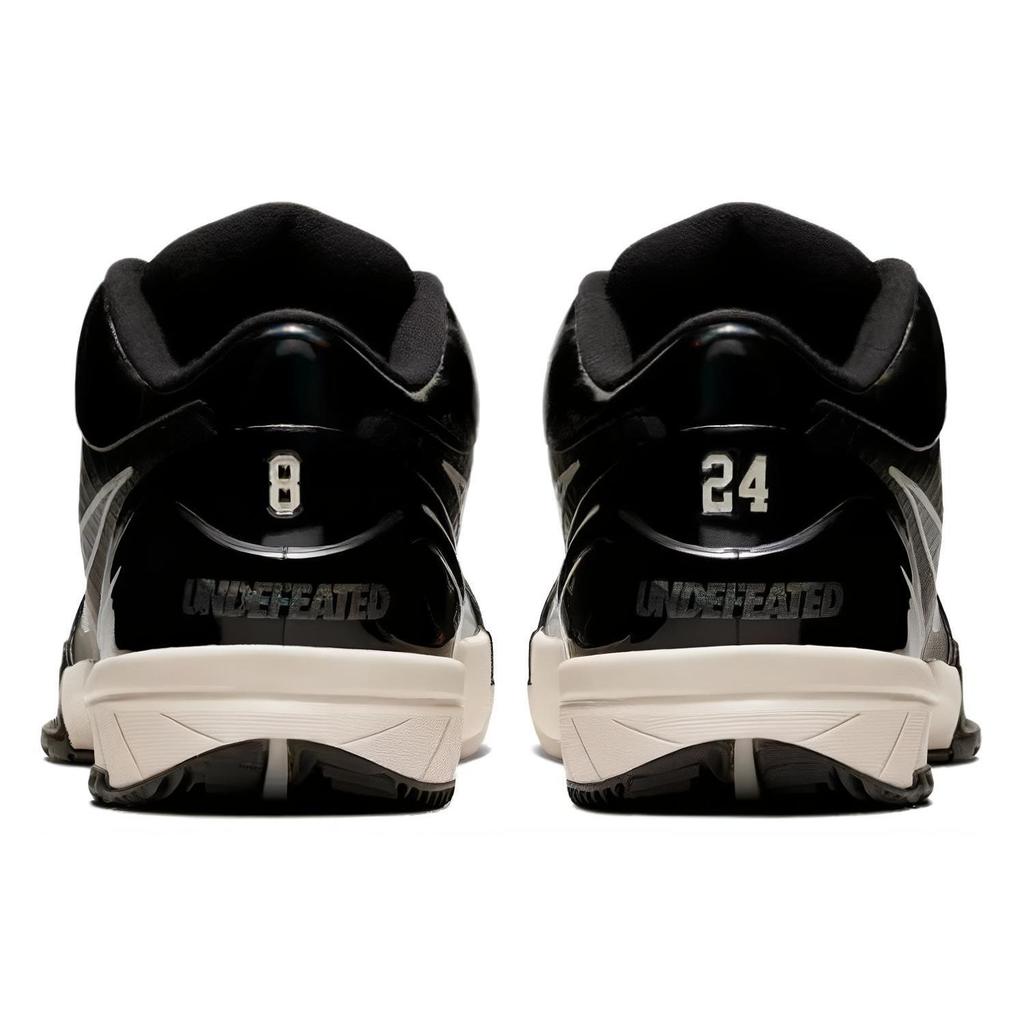 Undefeated X Nike Kobe 4 Protro Black Mamba Unisex Sneakers White-black CQ3869-001