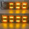 2x 46cm Waterproof LED Truck Trailer Lorry Caravan Taillight Warning Light Rear Taillight Stop Lorry Bus Brake Reverse Turn Lamp