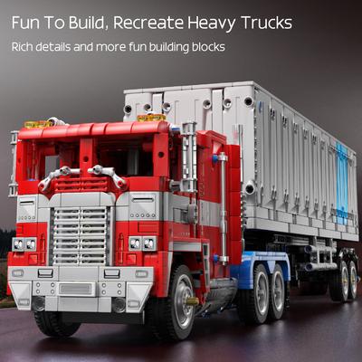 Non-Toxic 2073Pcs Optimuss Primes Truck Building Blocks Set Vehicle Gift Toy Car Robot Toys Anime Toy For Kids Adult Christmas