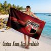 Brentford Football Design Beach Towel Custom Text Large Towel for Beach Vacation