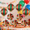 Christmas Candy Foil Balloons Xmas Red Green Sweets Candies Balloon Christmas Hangable Ball Balloons Birthday Party Home Decor