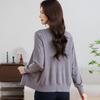 Noble Mother’s Knitted Two-Piece Set: Stylish Loose Sweater for Middle-Aged Women, Spring & Autumn Wear.