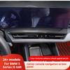 1pcs ABS Carbon Fiber For BMW 5 Series G60 2025-2025 Car Central Control Navigation Screen Bottom Panel Sticker Car Accessorie