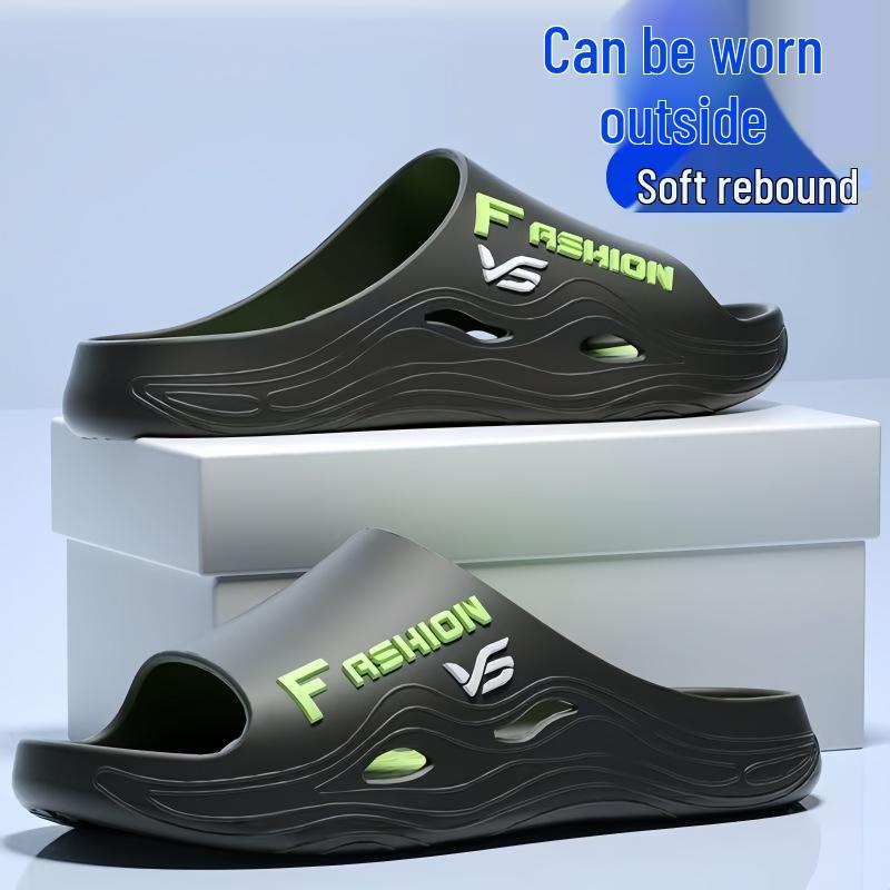 Erkek Kaymaz Kalın Taban Yazlık Terlik: Açık Hava ve Sürüş Kullanımı için Çok Yönlü