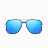 AORON Metal Frame Polarized Sunglasses for Men Women Fashion Driving Cycling Outdoor UV400 Anti Glare Glasses