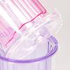 Pencil Pen Holder Cup Plastic   Rotatable Transparent Round Desktop Stationery Makeup Brush Storage   for   School Home