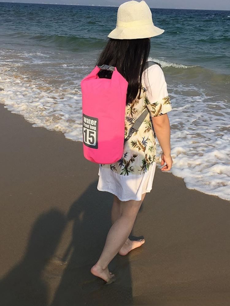 5L/10L/15L/20L/30L Outdoor Sport PVC Waterproof Storage Dry Bag For Canoe Kayak Rafting Swimming Travel Kit Sack Backpack